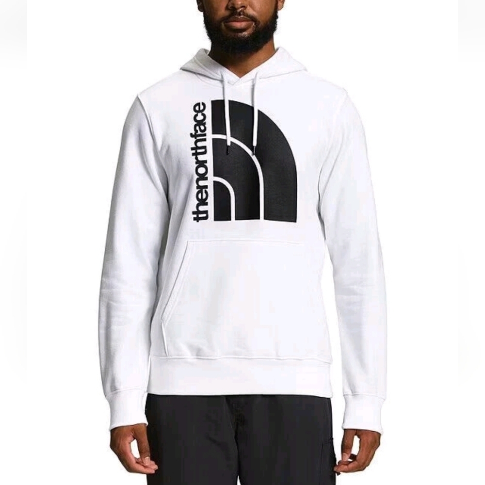 The North Face Half Dome Mens White Pullover Hoodie Size S